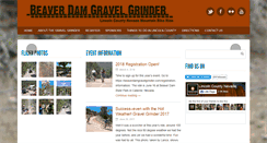 Desktop Screenshot of beaverdamgravelgrinder.com